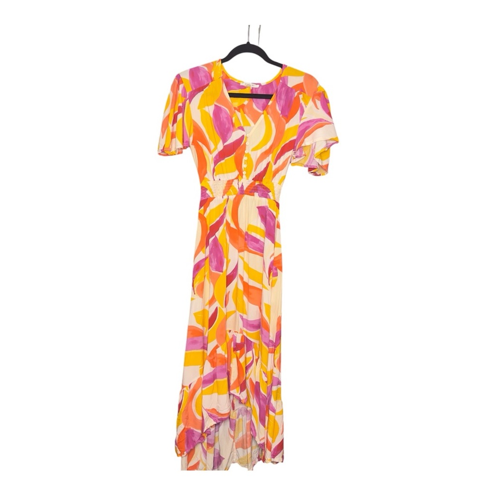 Anthropology Abel the Label Vibrant Woman’s Maxi Dress XS